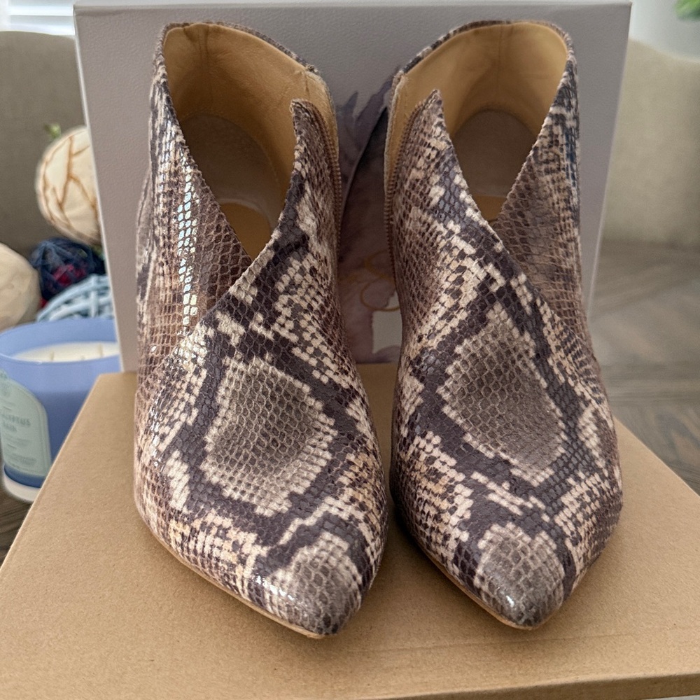 Jessica Simpson Python Print Ankle Booties - image 4